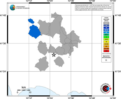 Mappa MCS - territori comuni