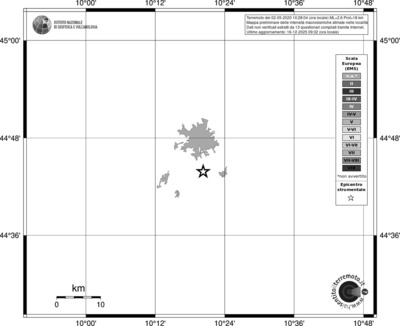 Mappa EMS - territori località