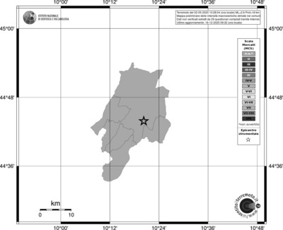 Mappa MCS - territori comuni