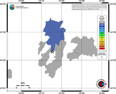 Mappa MCS - territori comuni