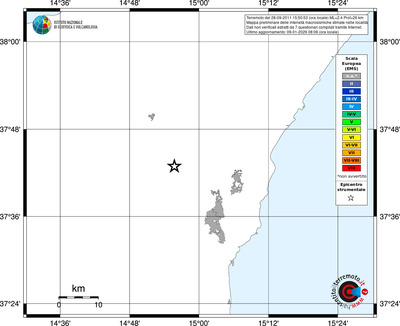 Mappa EMS - territori località