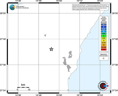 Mappa EMS - territori località