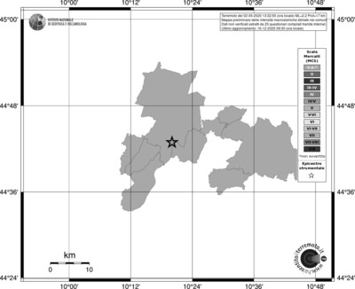 Mappa MCS - territori comuni