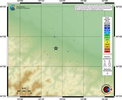 Mappa MCS - località