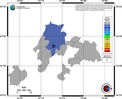 Mappa MCS - territori comuni