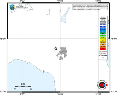 Mappa EMS - territori comuni