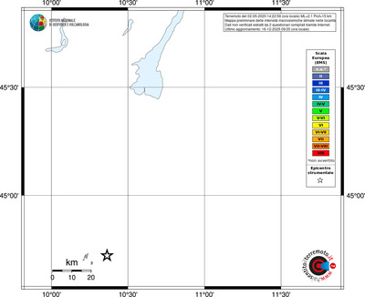 Mappa EMS - territori località