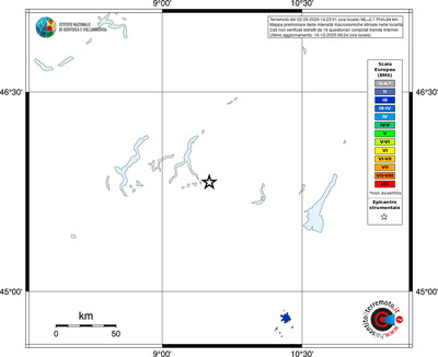 Mappa EMS - territori località