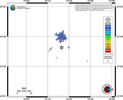 Mappa MCS - territori località