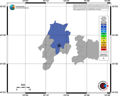 Mappa MCS - territori comuni