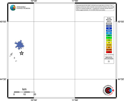 Mappa MCS - territori località