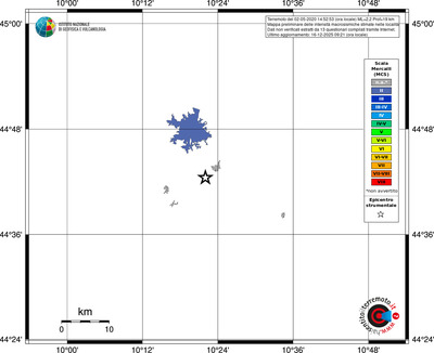 Mappa MCS - territori località