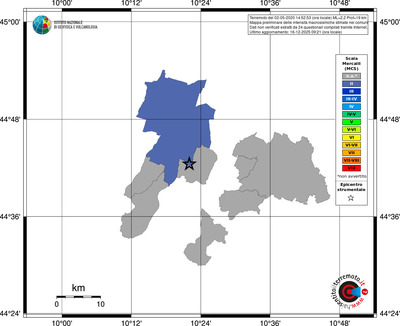 Mappa MCS - territori comuni