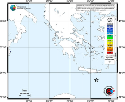 Mappa EMS - territori località