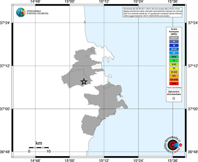 Mappa EMS - territori comuni