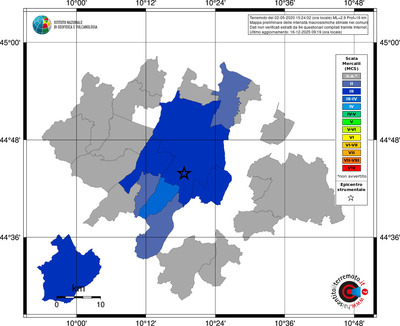 Mappa MCS - territori comuni