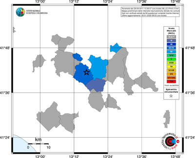 Mappa MCS - territori comuni