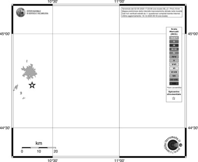 Mappa MCS - territori località