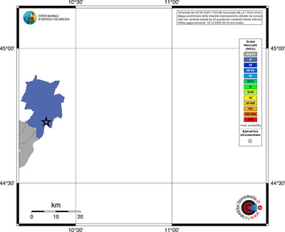 Mappa MCS - territori comuni