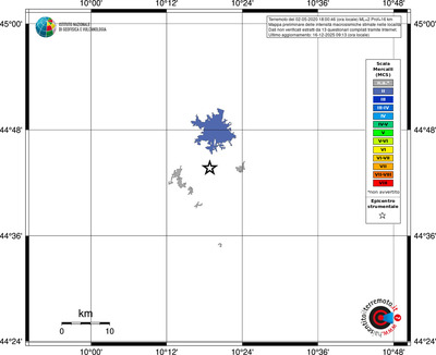 Mappa MCS - territori località