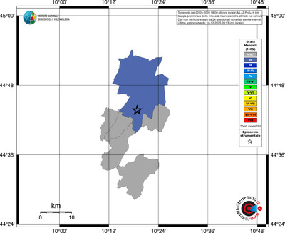 Mappa MCS - territori comuni