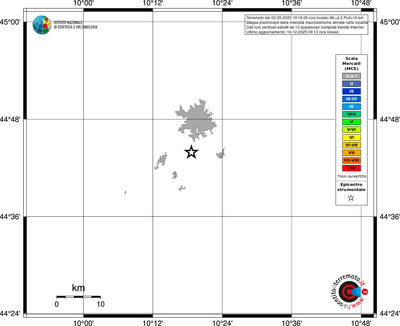 Mappa MCS - territori località