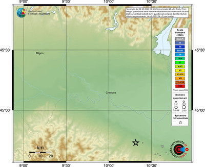 Mappa EMS - località