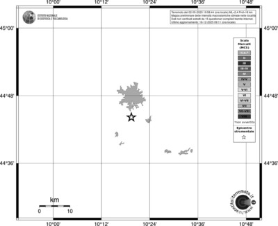 Mappa MCS - territori località