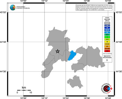 Mappa MCS - territori comuni