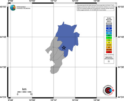 Mappa MCS - territori comuni