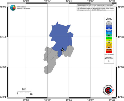 Mappa MCS - territori comuni