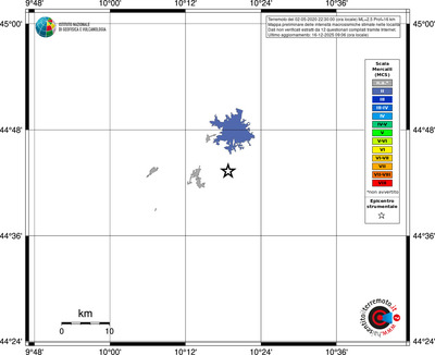 Mappa MCS - territori località