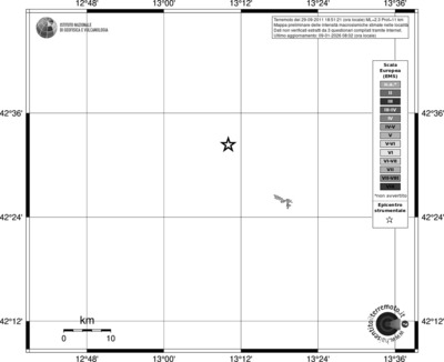 Mappa EMS - territori località