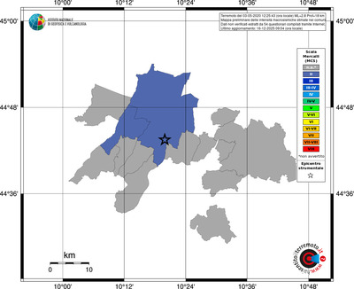 Mappa MCS - territori comuni