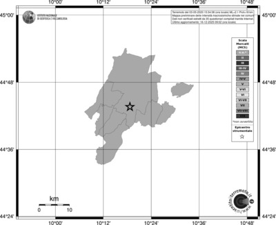 Mappa MCS - territori comuni