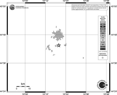 Mappa MCS - territori località