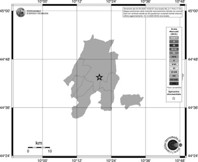 Mappa MCS - territori comuni