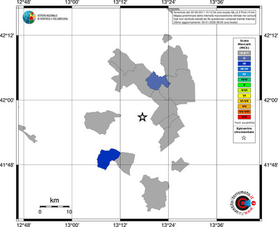 Mappa MCS - territori comuni
