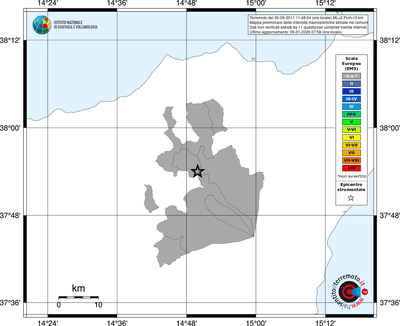 Mappa EMS - territori comuni