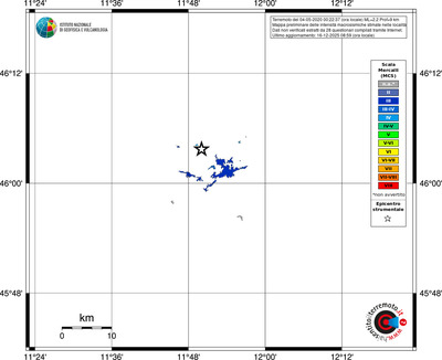 Mappa MCS - territori località