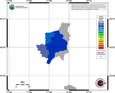 Mappa MCS - territori comuni