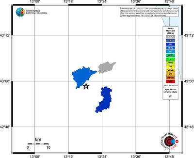 Mappa MCS - territori comuni