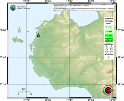 Mappa comuni con almeno 3 questionari