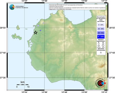 Mappa comuni con almeno 3 questionari
