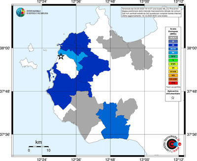 Mappa EMS - territori comuni