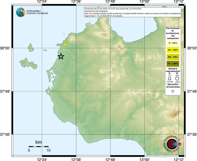 Mappa comuni con almeno 3 questionari
