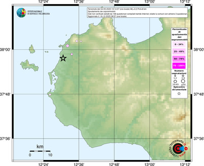 Mappa comuni con almeno 3 questionari