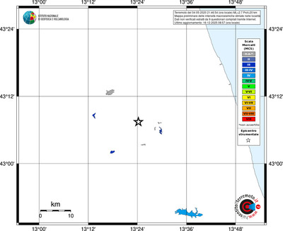 Mappa MCS - territori località
