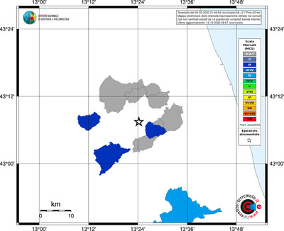 Mappa MCS - territori comuni
