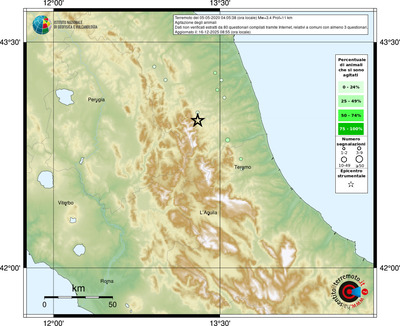 Mappa comuni con almeno 3 questionari